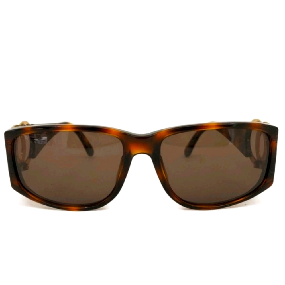 Chanel Tortoise Gold Plated Chanel Vintage Sunglasses